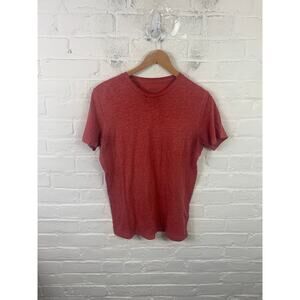 Bonobos Women's Slim Fit Crew Neck Short Sleeves Tee-Shirt Cotton Red Size S